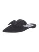 Prada Suede Bow Accents Mules