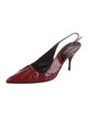 Prada Patent Leather Slingback Pumps