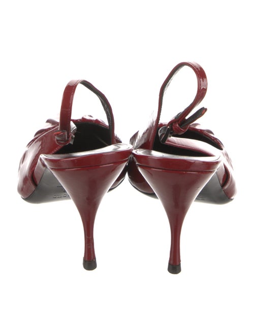 Prada Patent Leather Slingback Pumps