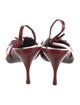 Prada Patent Leather Slingback Pumps