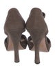 Prada Suede Cutout Accent D'Orsay Pumps