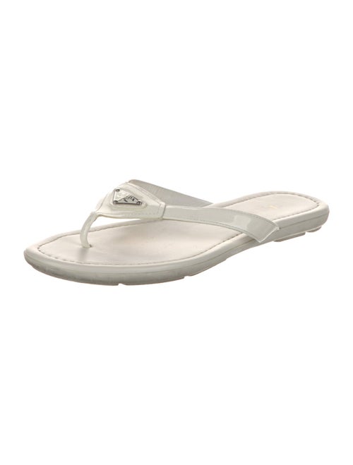 Prada Patent Leather Flip Flops