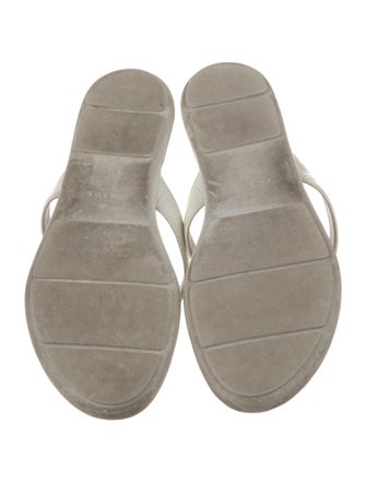 Prada Patent Leather Flip Flops