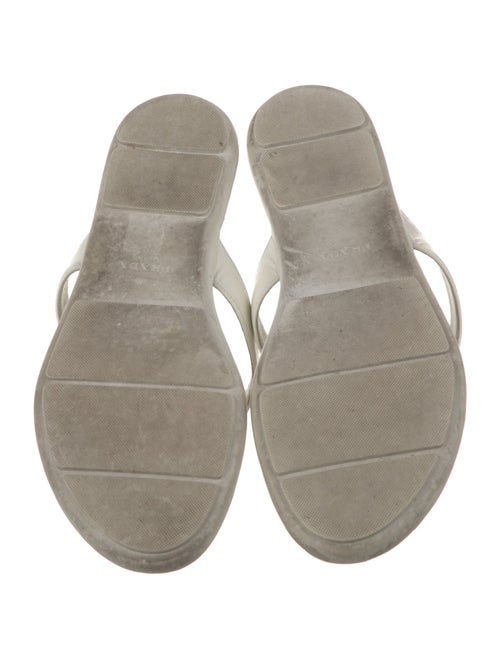 Prada Patent Leather Flip Flops