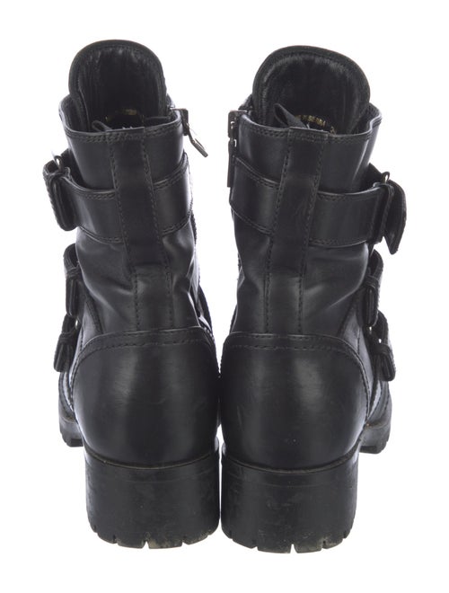 Prada Leather Combat Boots