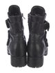 Prada Leather Combat Boots