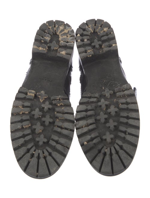 Prada Leather Combat Boots