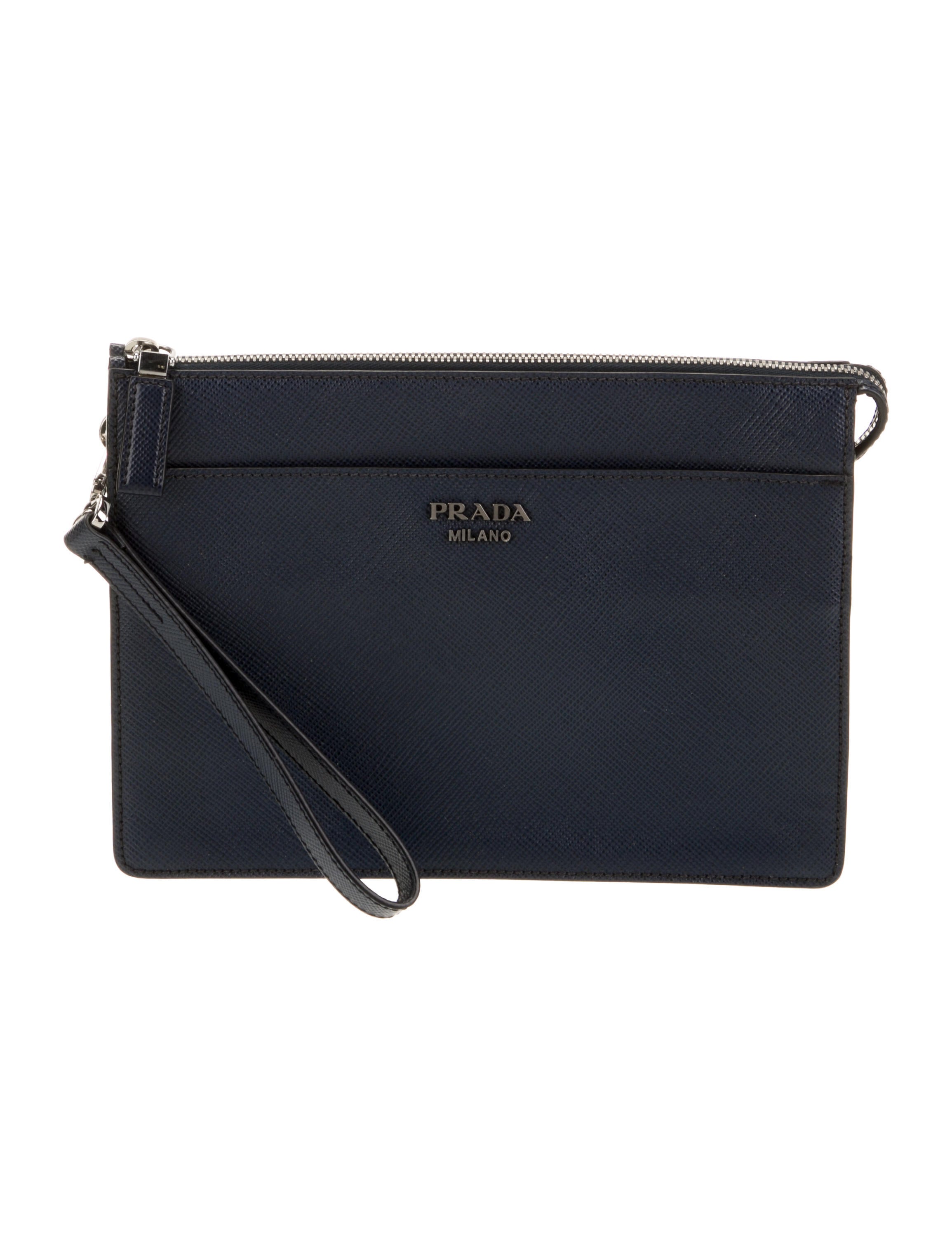 Prada Saffiano Lux Leather Portfolio