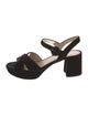 Prada Suede Slingback Sandals