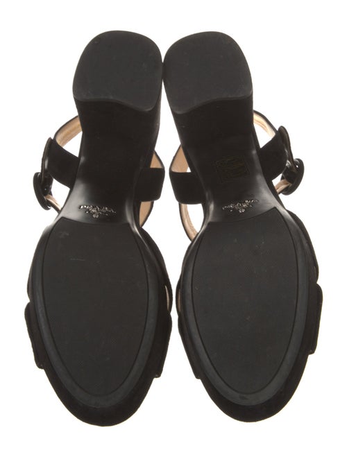 Prada Suede Slingback Sandals