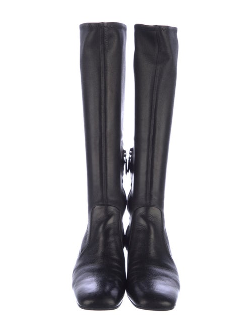 Prada Leather Riding Boots