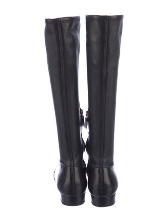 Prada Leather Riding Boots