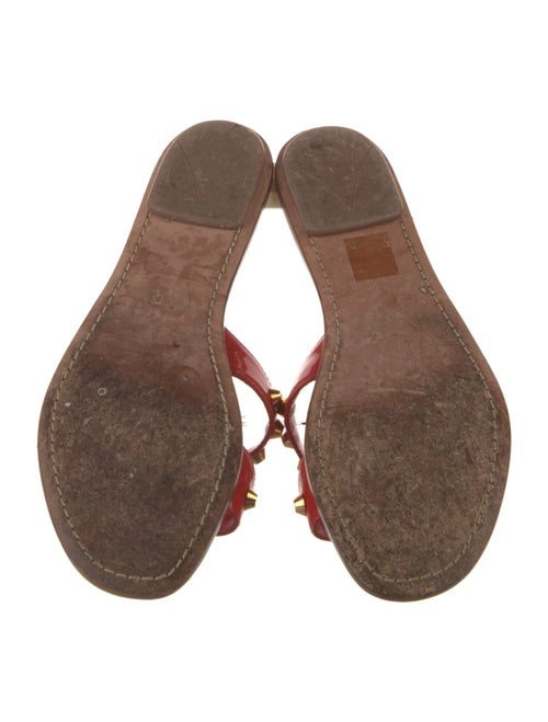 Prada Patent Leather Slides