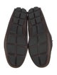Prada Leather Bow Accents Loafers