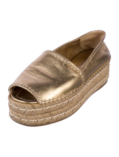 Prada Leather Espadrilles