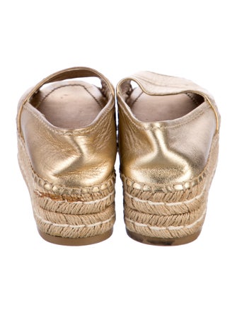 Prada Leather Espadrilles