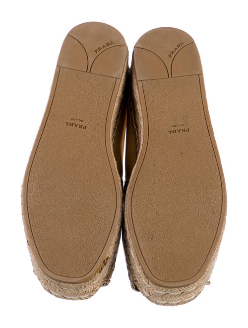 Prada Leather Espadrilles
