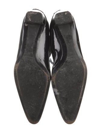 Prada Patent Leather Grosgrain Trim Sock Boots