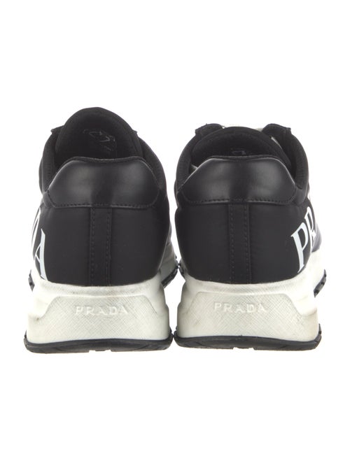 Prada Nylon Graphic Print Sneakers