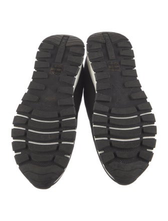 Prada Nylon Graphic Print Sneakers