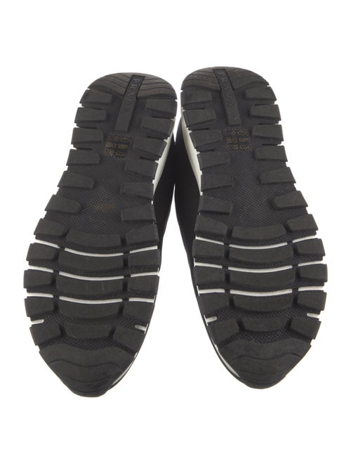 Prada Nylon Graphic Print Sneakers