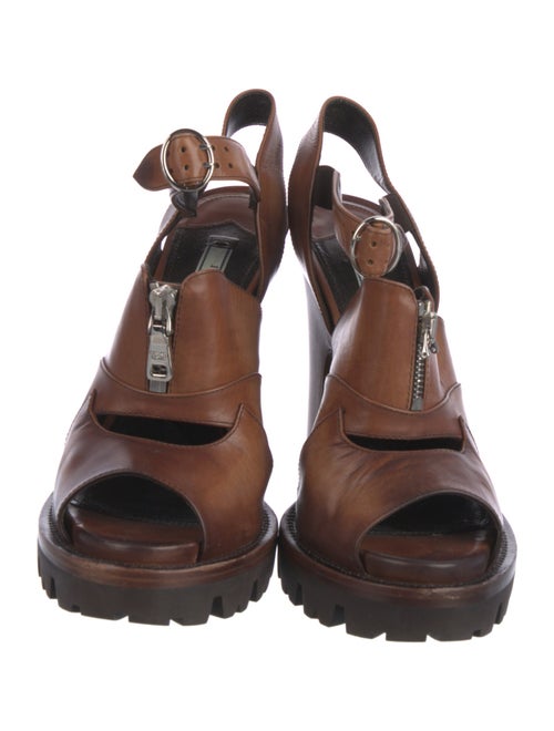 Prada Leather T-Strap Pumps