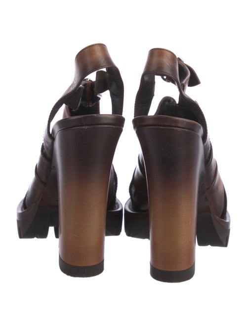 Prada Leather T-Strap Pumps