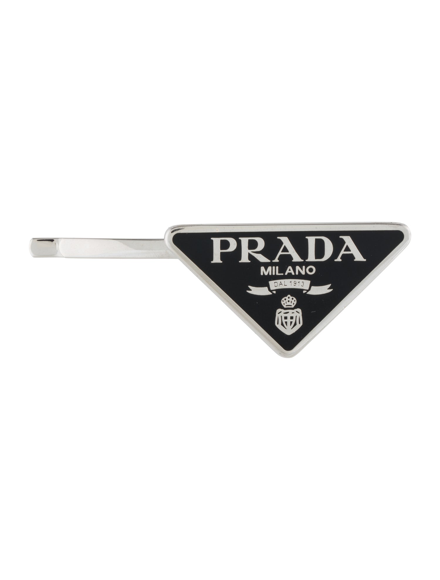 Prada Logo Hair Clip