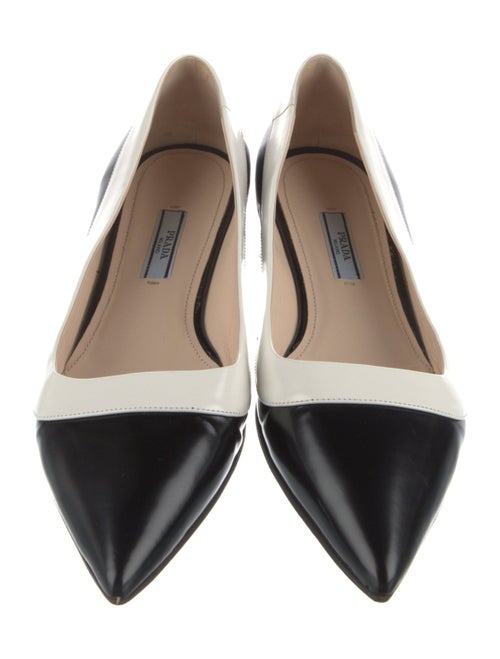 Prada Leather Ballet Flats