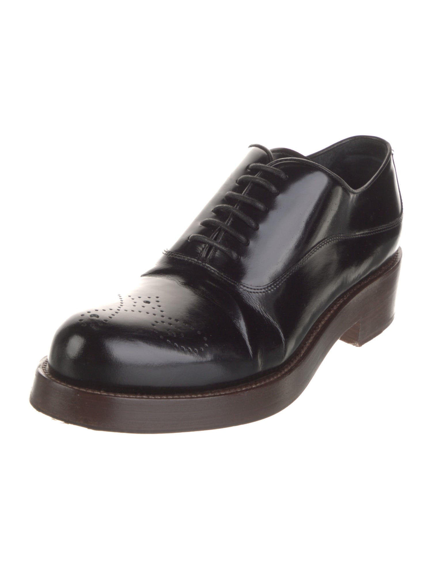 Prada Leather Oxfords