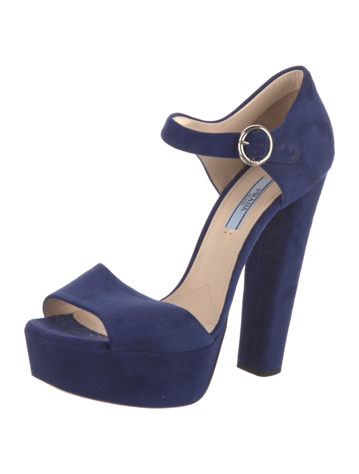 Prada Suede D'Orsay Pumps