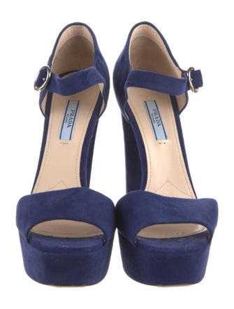 Prada Suede D'Orsay Pumps