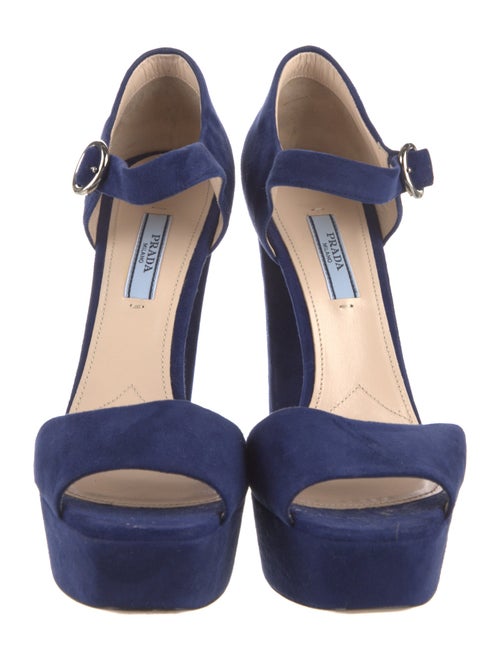 Prada Suede D'Orsay Pumps