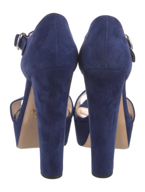 Prada Suede D'Orsay Pumps