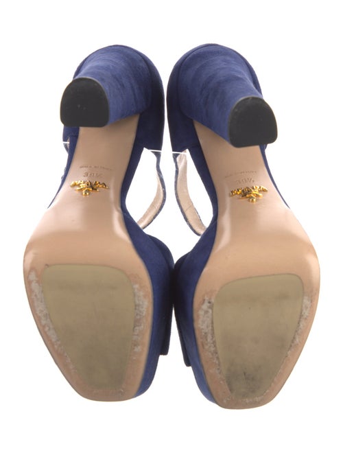 Prada Suede D'Orsay Pumps