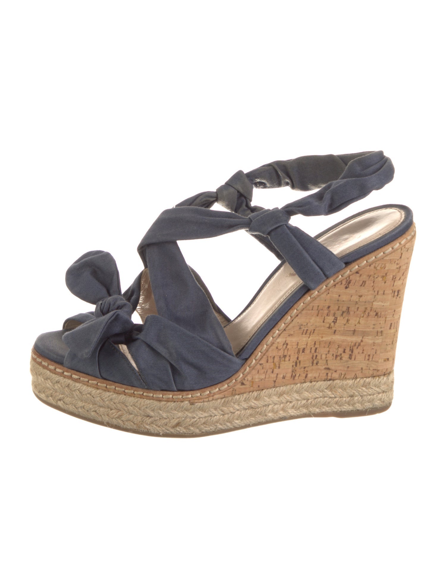 Prada Bow Accents Espadrilles