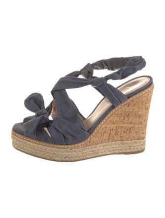 Prada Bow Accents Espadrilles