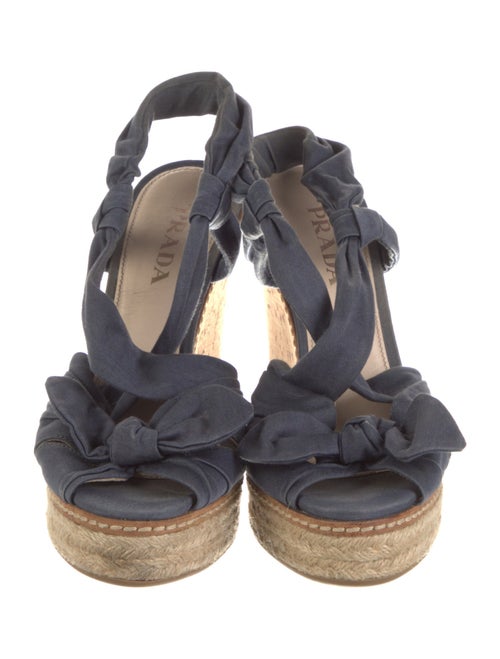 Prada Bow Accents Espadrilles