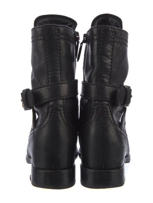 Prada Leather Combat Boots