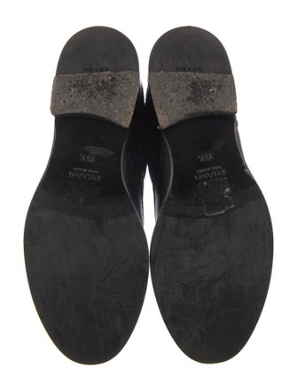 Prada Leather Combat Boots