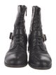 Prada Leather Combat Boots