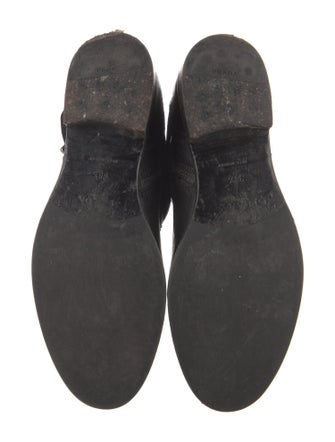 Prada Leather Combat Boots