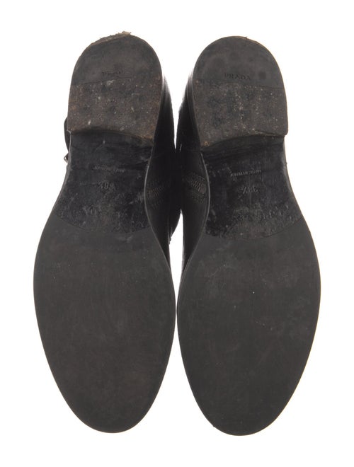 Prada Leather Combat Boots