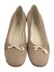 Prada Suede Bow Accents Ballet Flats
