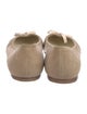 Prada Suede Bow Accents Ballet Flats