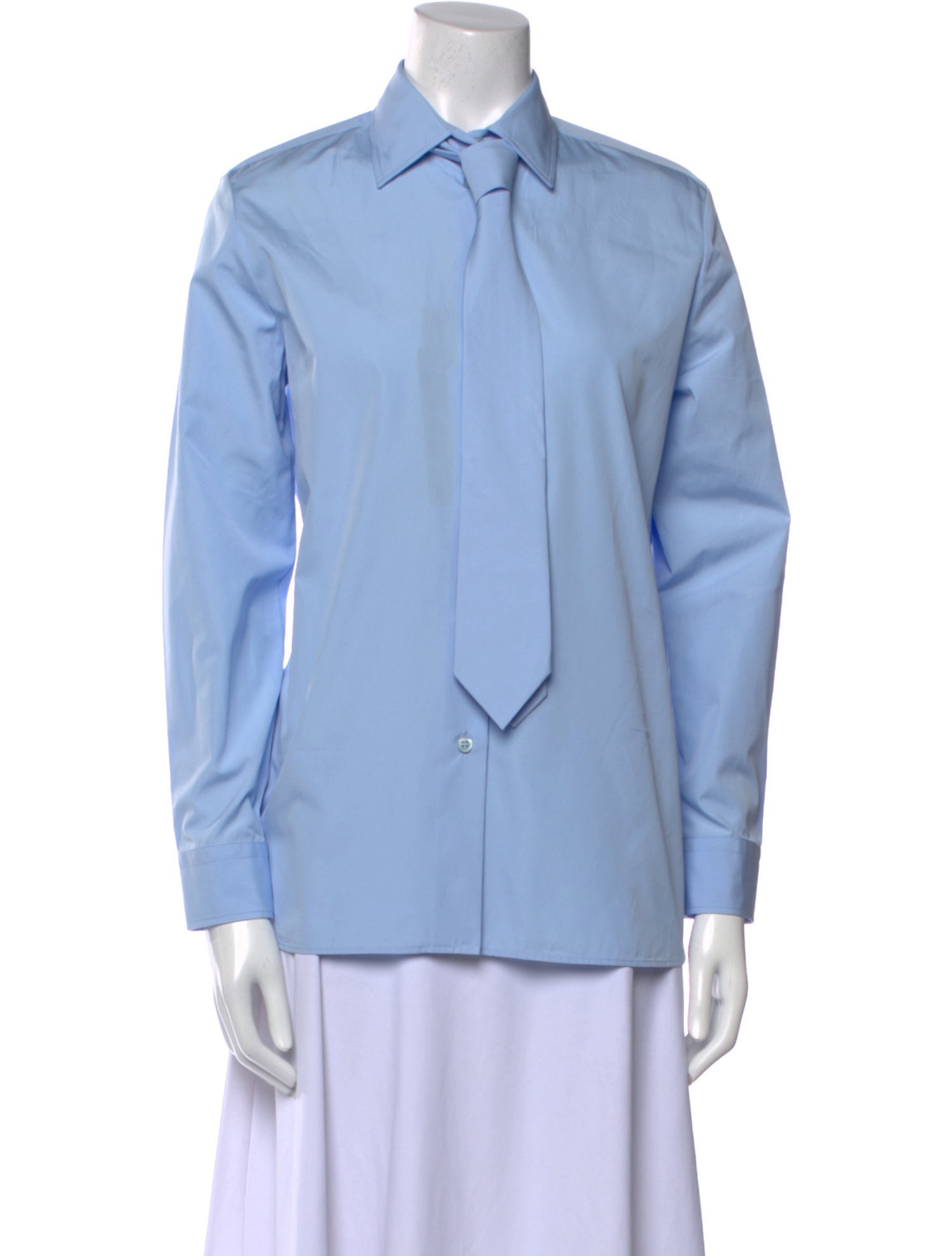 Prada 2024 Long Sleeve Button-Up Top w/ Tags