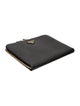 Prada Enameled Metal Triangle Portfolio