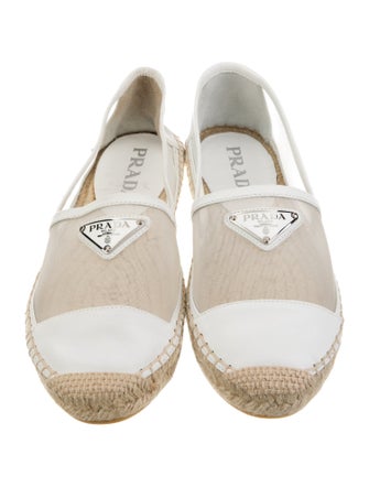 Prada Mesh Mesh Accents Espadrilles