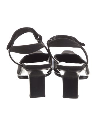 Prada Canvas Slingback Pumps