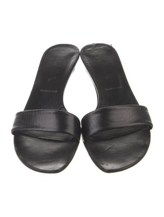 Prada Leather Slides